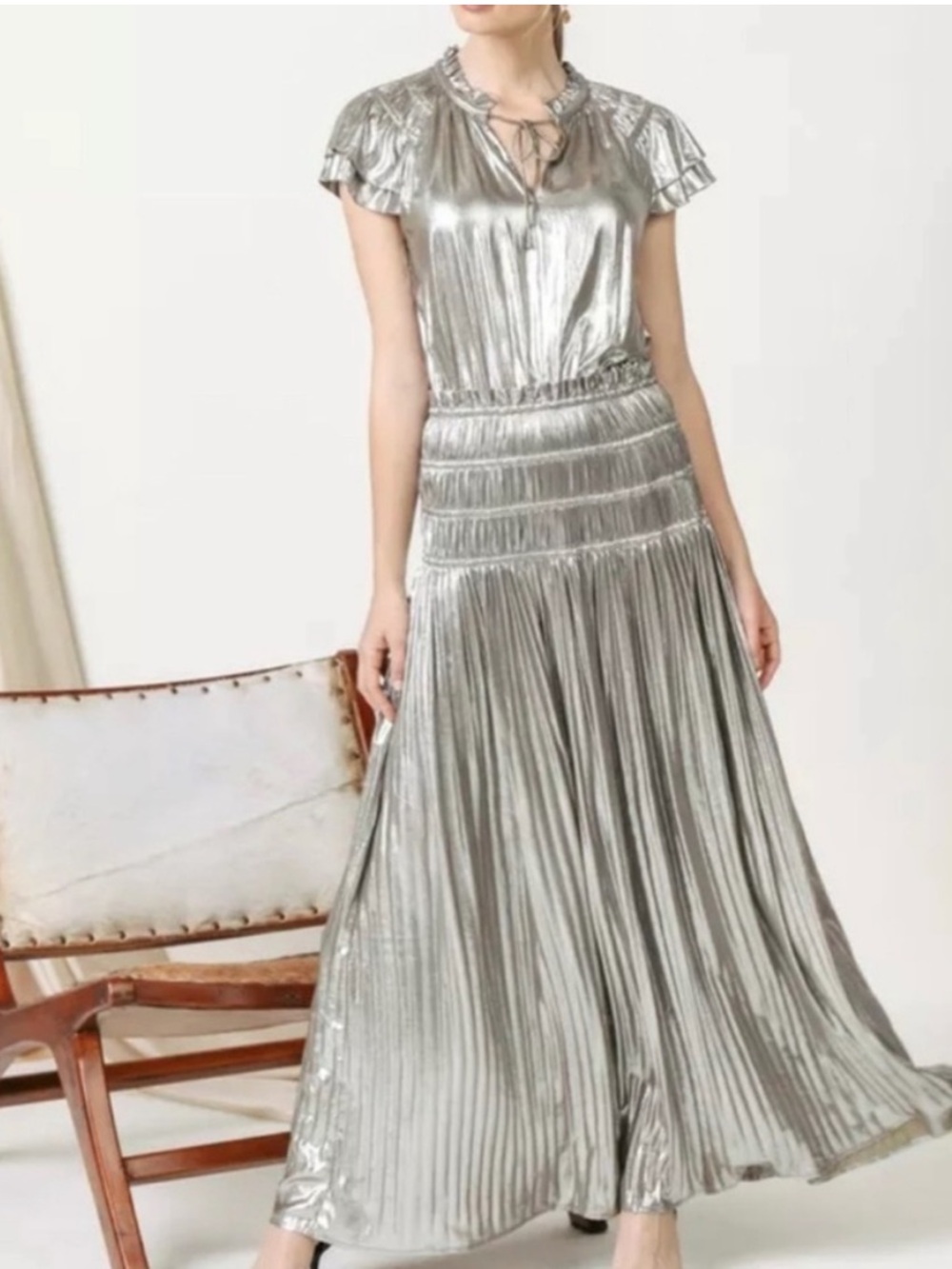 Current‎ Air Metallic Dress